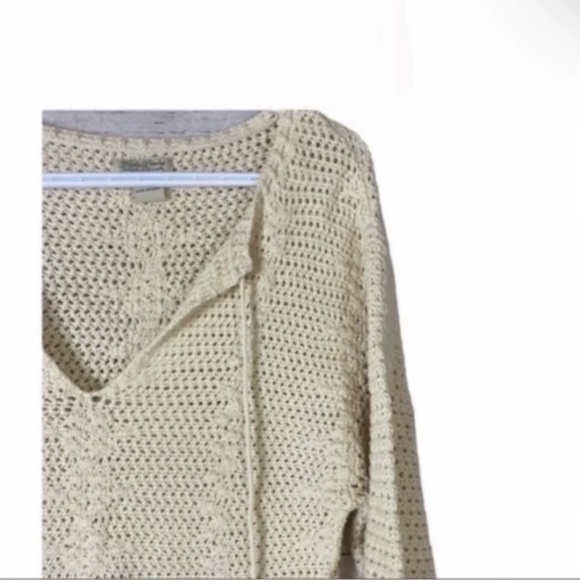 Lucky Brand Crochet Sweater Small - Picture 5 of 6
